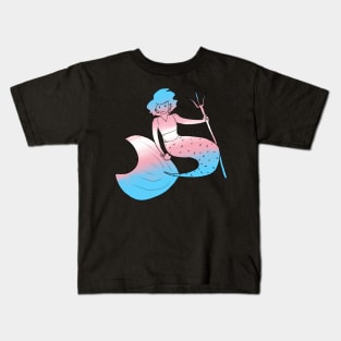 Trans Mermaid Kids T-Shirt